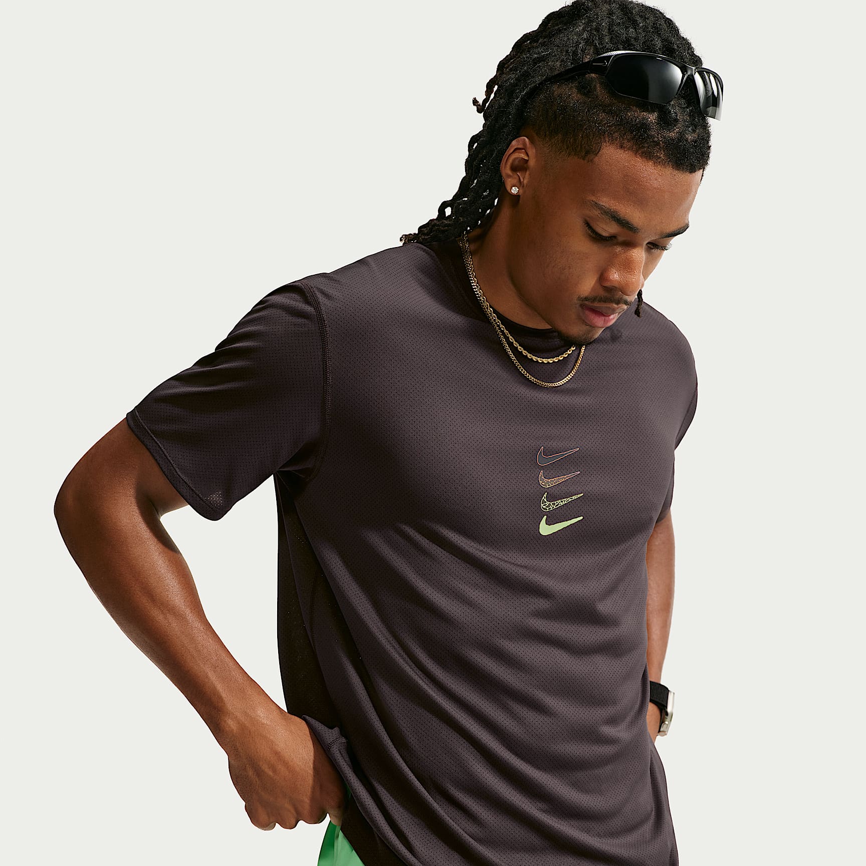 Nike Men's Dri-FIT Running Top. Nike FI